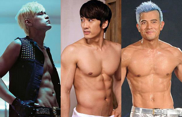 Making a V line: Male celebs and their merman lines
